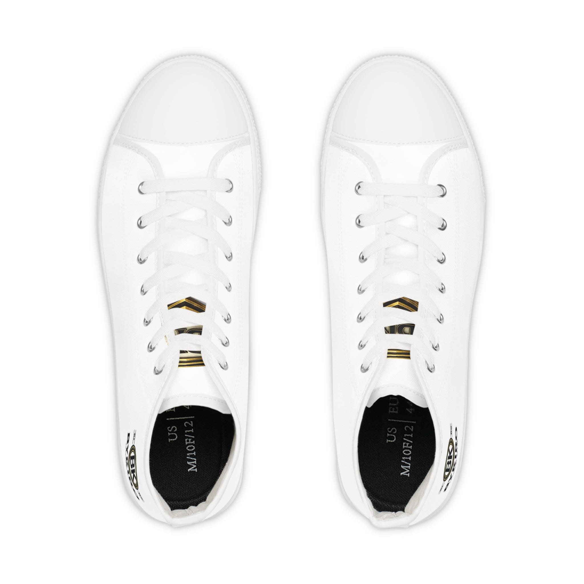 High Top Sneakers — Classic White Men’s Canvas High-Tops