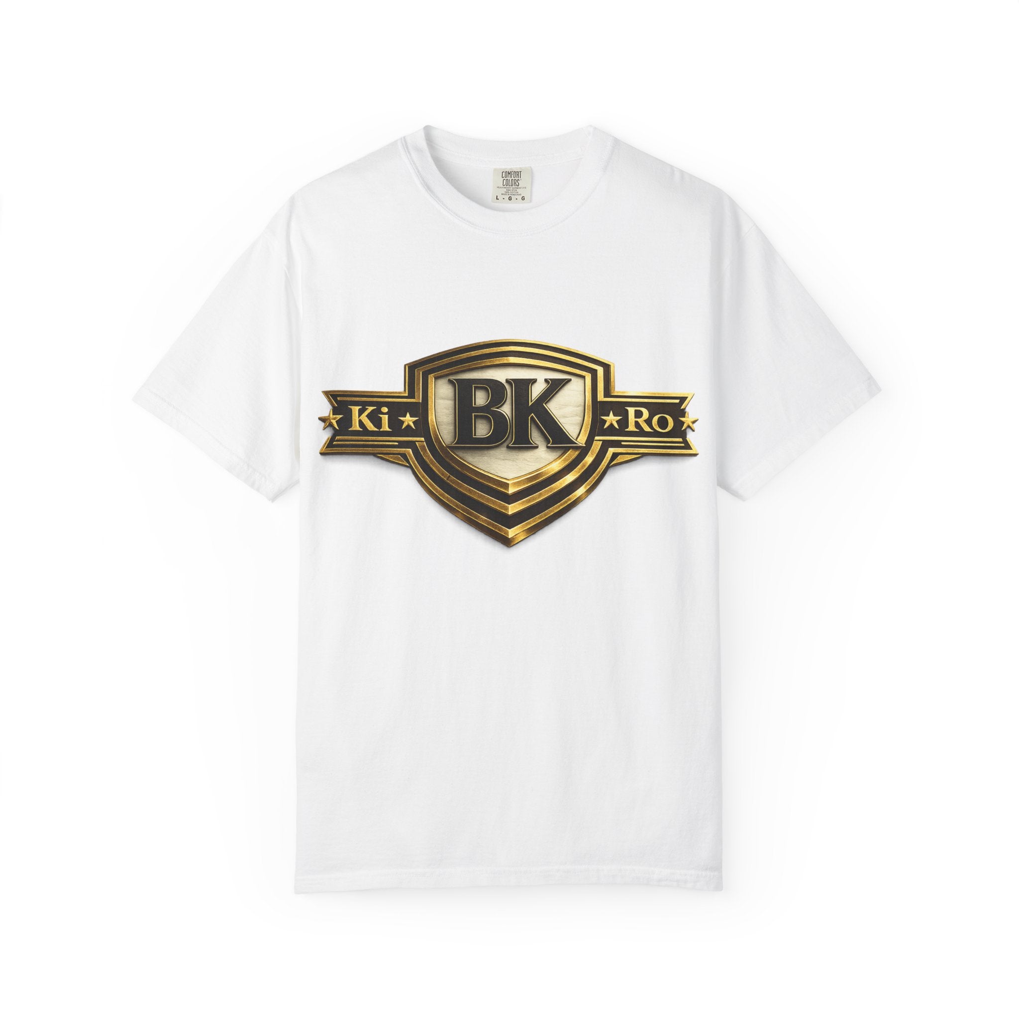 BK Shield Graphic T‑Shirt — Gold Emblem Ki Ro Tee