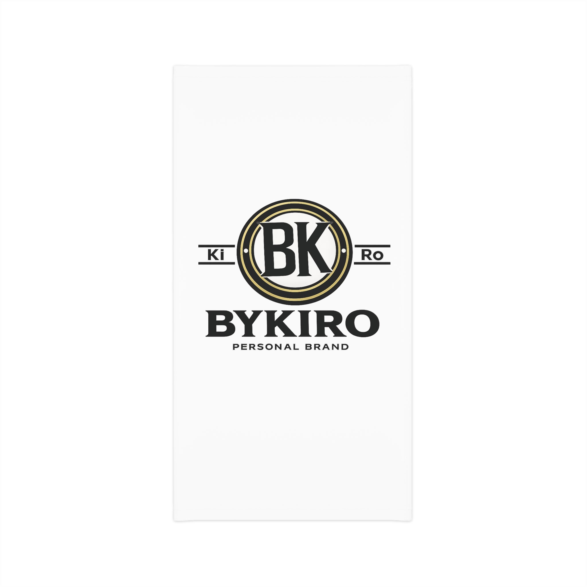 Bykiro Gold Logo Neck Gaiter — Lightweight Branded Face & Neck Cover