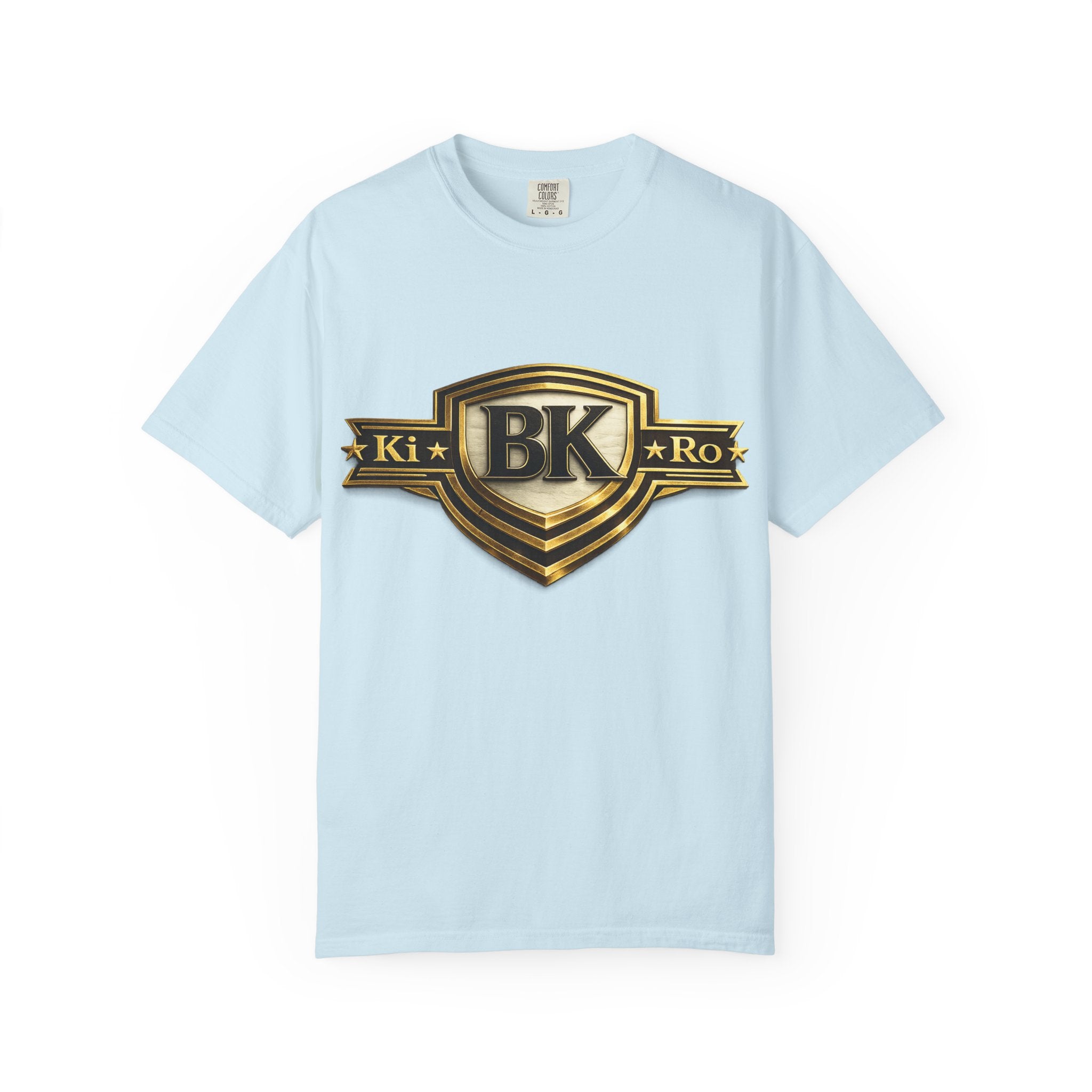 BK Shield Graphic T‑Shirt — Gold Emblem Ki Ro Tee