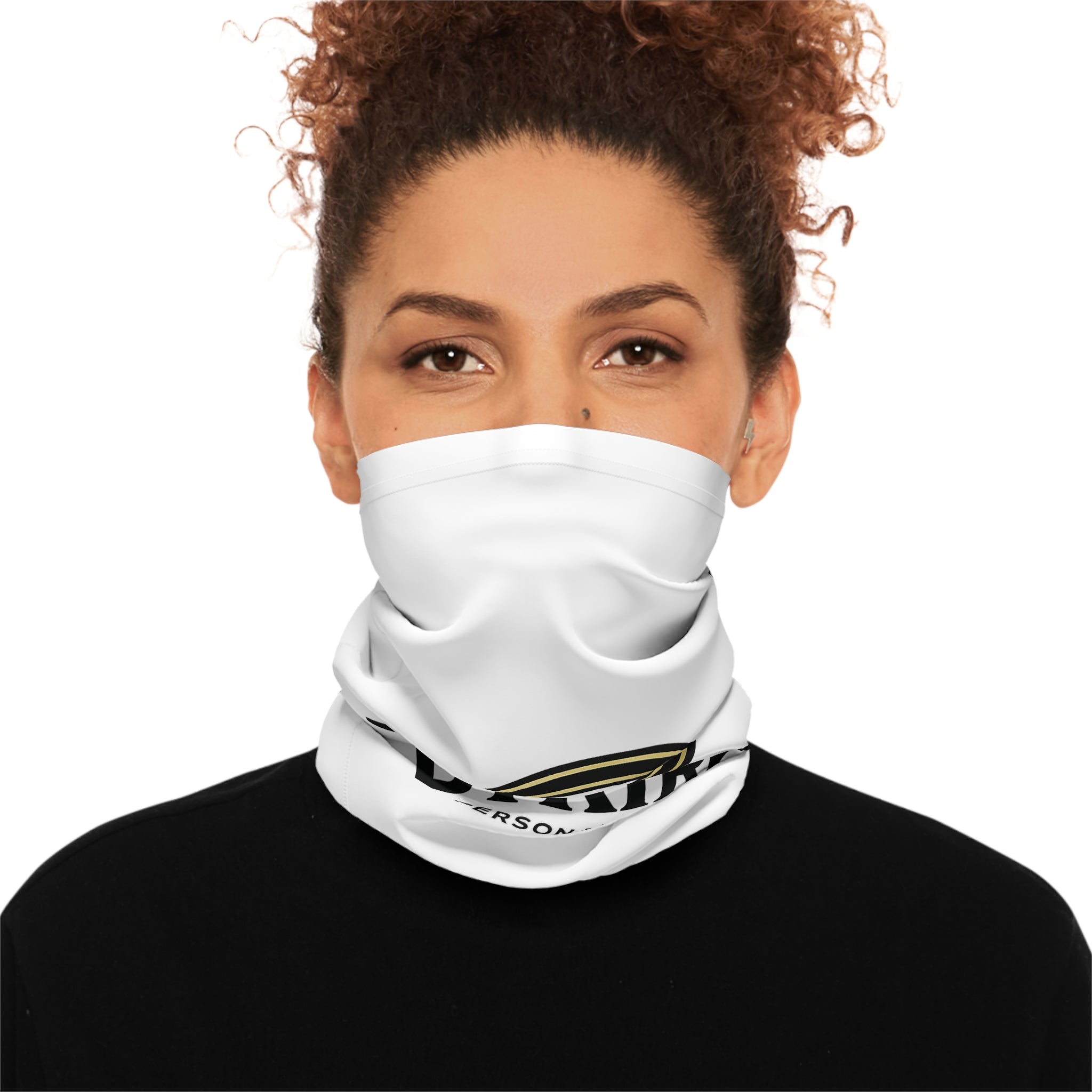 Bykiro Gold Logo Neck Gaiter — Lightweight Branded Face & Neck Cover