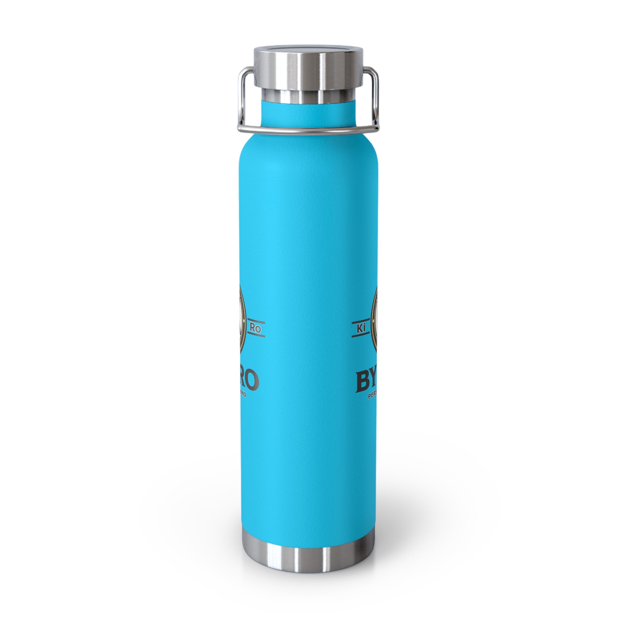 22oz Copper Vacuum Insulated Bottle — BYKIRO Branded Stainless Water Flask