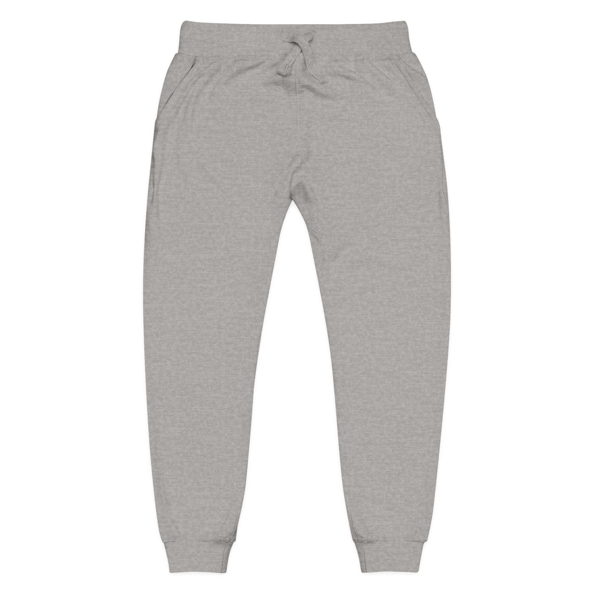 Embroidered Fleece Sweatpants — Cozy Joggers with Embroidery