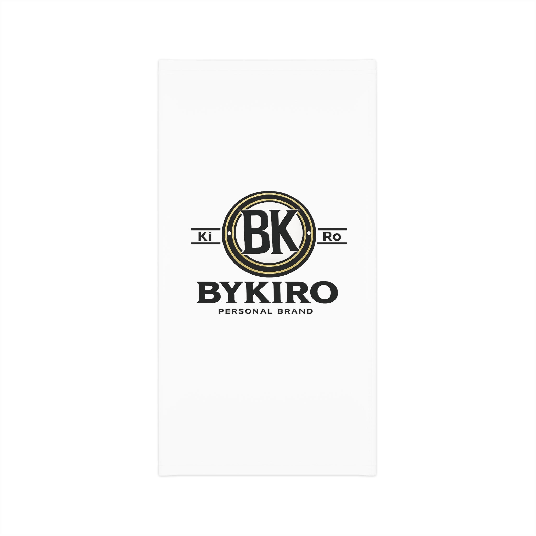 Bykiro Gold Logo Neck Gaiter — Lightweight Branded Face & Neck Cover