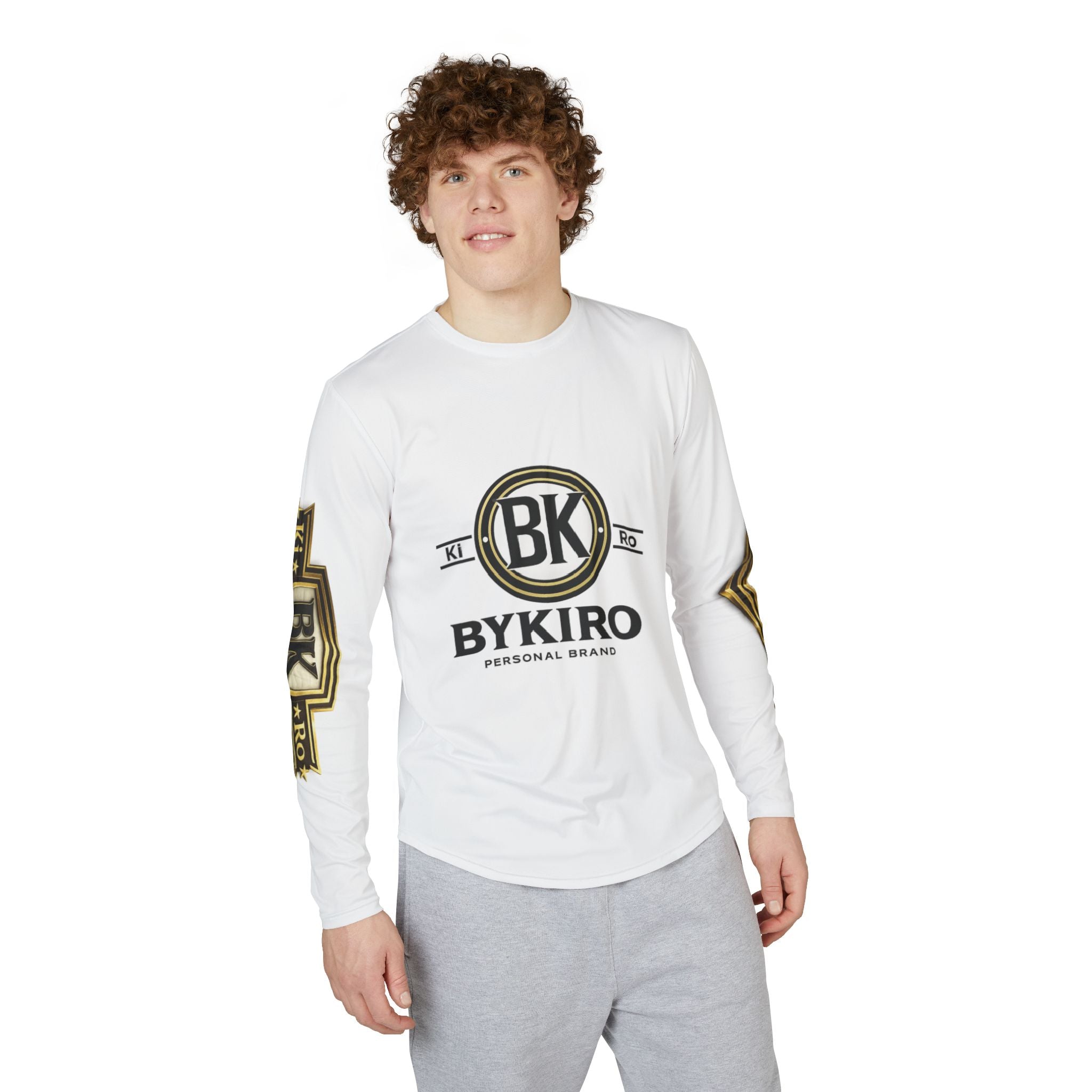 BYKIRO Logo UV-Protection Long Sleeve Shirt