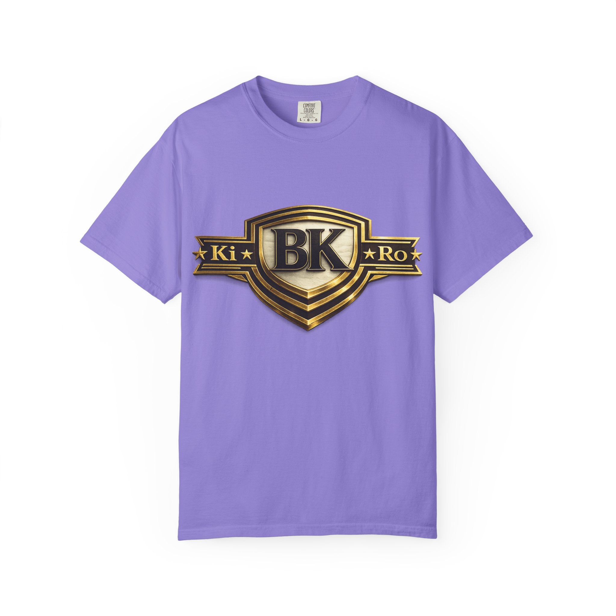 BK Shield Graphic T‑Shirt — Gold Emblem Ki Ro Tee