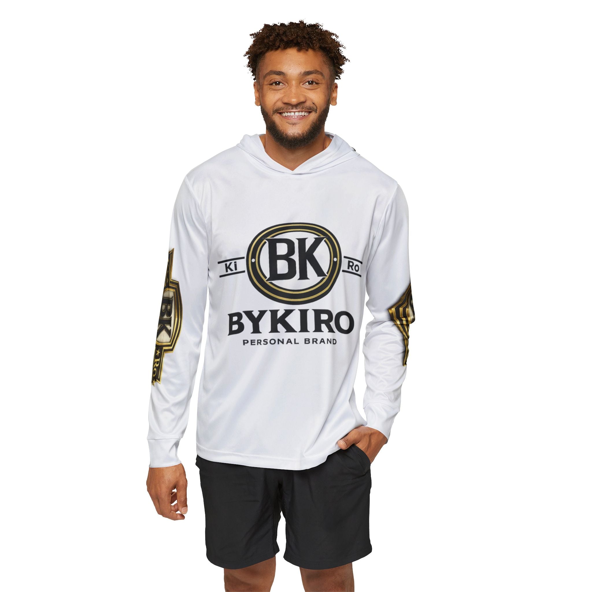 BYKIRO Logo Sports Warmup Hoodie — Men's Performance Pullover