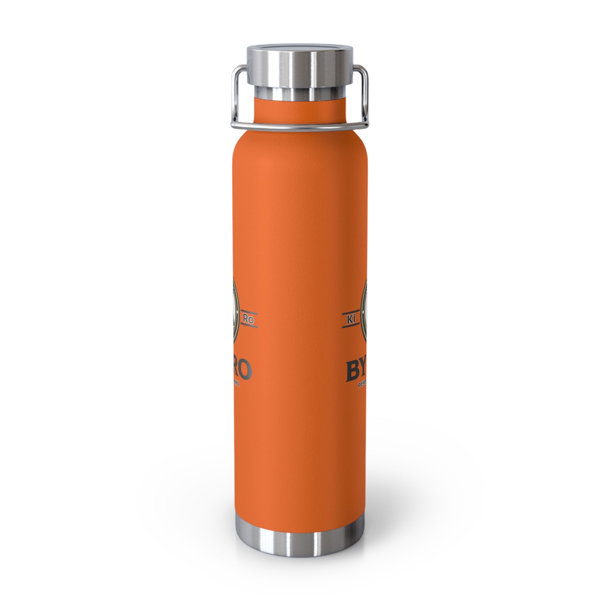 22oz Copper Vacuum Insulated Bottle — BYKIRO Branded Stainless Water Flask